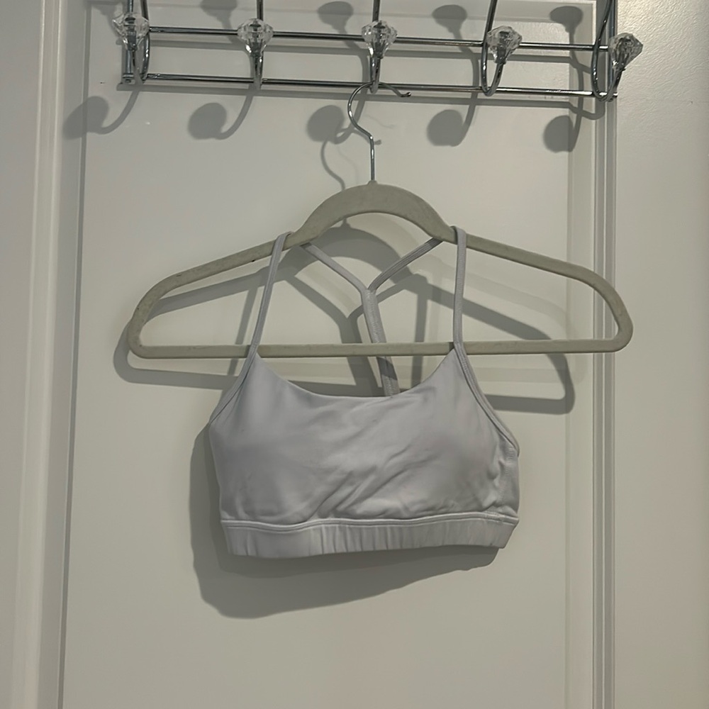 White Sports Bra